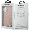Karl Lagerfeld IML Karl RSG Logo MagSafe - Etui iPhone 17 (różowy)