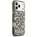 Karl Lagerfeld IML Leopard Pattern MagSafe - Etui iPhone 17 Pro Max (brązowy)