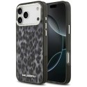 Karl Lagerfeld IML Leopard Pattern MagSafe - Etui iPhone 17 Pro Max (czarny)
