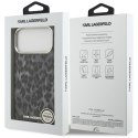 Karl Lagerfeld IML Leopard Pattern MagSafe - Etui iPhone 17 Pro Max (czarny)