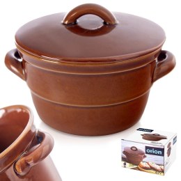 Pojemnik Garnek do Marynowania Kiszenia Ceramiczny z Pokrywką ORION 650 ml