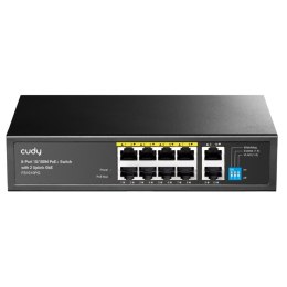 SWITCH POE FS1010PG 8-PORTOWY CUDY