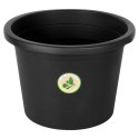Doniczka Ogrodowa Duża Okrągła VILDE 39 cm Czarna Odporna na Deszcz