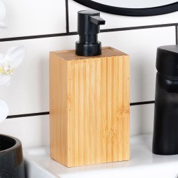 Dozownik do Mydła BATHROOM SOLUTIONS 280 ml Drewniany Bambus Ryflowany