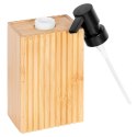 Dozownik do Mydła BATHROOM SOLUTIONS 280 ml Drewniany Bambus Ryflowany