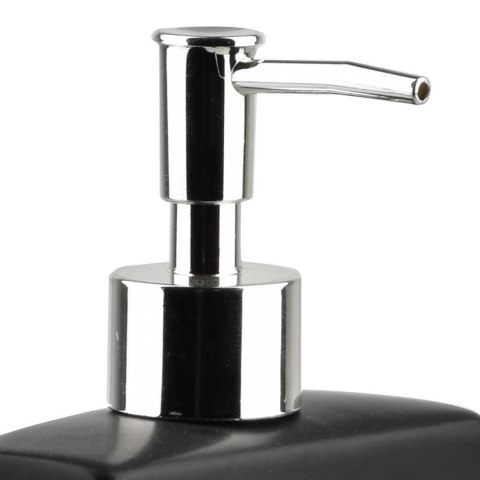 Dozownik do Naczyń Ceramiczny VILDE 400 ml z Gąbką i Kieszenią, Czarny Mat