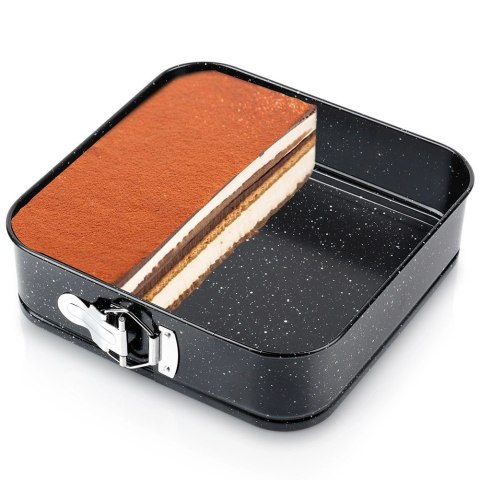 Forma do Pieczenia Ciasta Kwadratowa Rozpinana Granitowa VILDE 24x24x6,8 cm