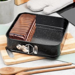 Forma do Pieczenia Ciasta Kwadratowa Rozpinana Granitowa VILDE 24x24x6,8 cm