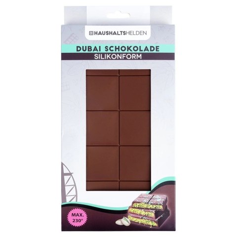 Forma do Czekolady Dubajskiej HIT Silikonowa 25 x 13,5 cm Tabliczka
