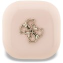 Guess 4G Metal Logo - Słuchawki Bluetooth TWS + etui ładujące (różowy)