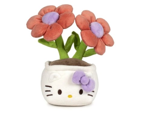 Hello Kitty - Plusz „Doniczka" 20cm, Kwiatki