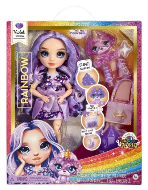Rainbow High: Classic - Doll- Violet (purple)