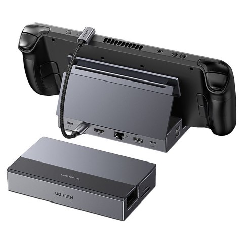 Adapter / Hub USB-C 9w1 Ugreen CM800, DisplayPort (4K 120Hz), Ethernet RJ45, USB, SD/TF