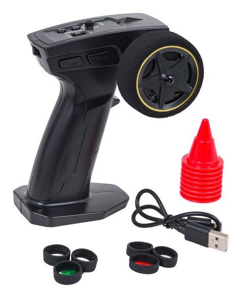 Autko R/C do Driftu 1:43 Pomarańczowe + Akcesoria