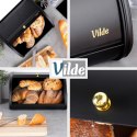 Chlebak Pojemnik na Chleb Metalowy Czarny Solidny VILDE 30 x 26,5 x 17,5 cm