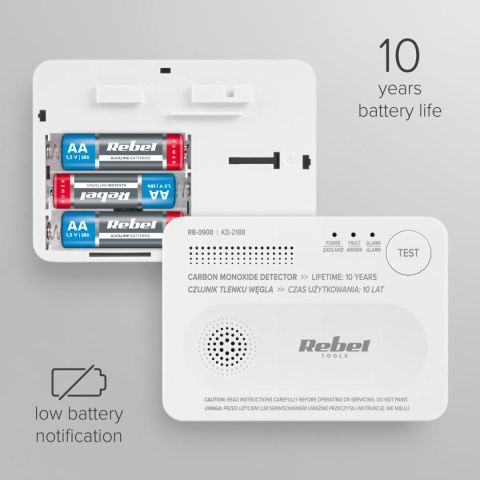 Czujnik tlenku węgla (czadu) KD-218B