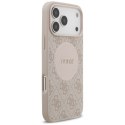 Guess 4G Circle Classic Logo MagSafe - Etui iPhone 17 Pro Max (różowy)