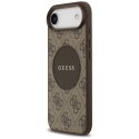 Guess 4G Circle Classic Logo MagSafe - Etui iPhone Air (brązowy)