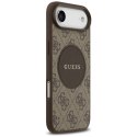 Guess 4G Circle Classic Logo MagSafe - Etui iPhone Air (brązowy)