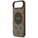 Guess 4G Circle Classic Logo MagSafe - Etui iPhone Air (brązowy)