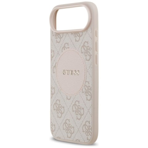 Guess 4G Circle Classic Logo MagSafe - Etui iPhone Air (różowy)