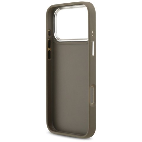 Guess Grained Big 4G Classic Logo - Etui iPhone 17 Pro Max (brązowy)