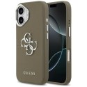 Guess Grained Big 4G Classic Logo - Etui iPhone 17 (brązowy)