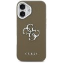 Guess Grained Big 4G Classic Logo - Etui iPhone 17 (brązowy)