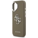 Guess Grained Big 4G Classic Logo - Etui iPhone 17 (brązowy)