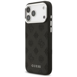 Guess Peony Hot Stamp Script MagSafe - Etui iPhone 17 Pro Max (czarny)