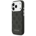 Guess Peony Hot Stamp Script MagSafe - Etui iPhone 17 Pro (czarny)