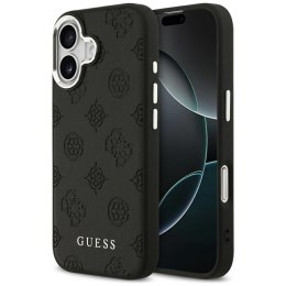 Guess Peony Hot Stamp Script MagSafe - Etui iPhone 17 (czarny)