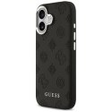 Guess Peony Hot Stamp Script MagSafe - Etui iPhone 17 (czarny)