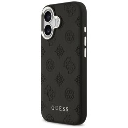 Guess Peony Hot Stamp Script MagSafe - Etui iPhone 17 (czarny)