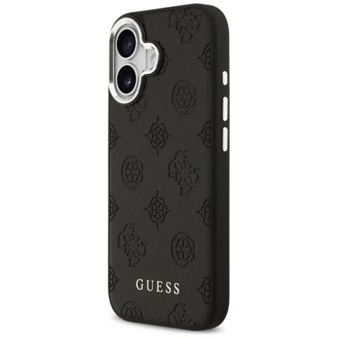 Guess Peony Hot Stamp Script MagSafe - Etui iPhone 17 (czarny)