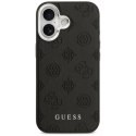 Guess Peony Hot Stamp Script MagSafe - Etui iPhone 17 (czarny)