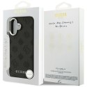 Guess Peony Hot Stamp Script MagSafe - Etui iPhone 17 (czarny)