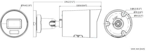 Kamera IP Hikvision DS-2CD2066G2H-IU 2.8mm EF BLACK PL