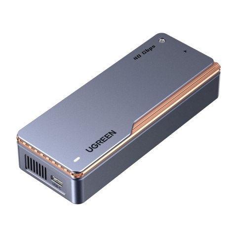 Obudowa na dysk SSD M.2 NVMe Ugreen D703, USB4 (szara)