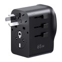 Adapter podróżny UGREEN S550 65W 2xUSB-C 1xUSB-A