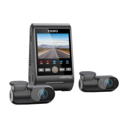 Wideorejestrator VIOFO A229 PLUS 3CH 2K + 2K + 1080p WiFi, GPS