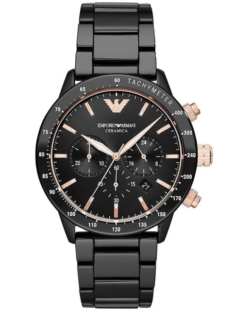 ZEGAREK MĘSKI EMPORIO ARMANI AR70002 - MARIO - CERAMIKA (zi022a)