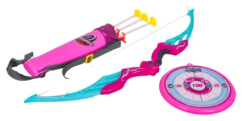 Zestaw Łucznika Różowy + Akcesoria