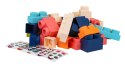 Zestaw Miękkich Klocków 44el. + Opakowanie Żaba