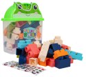 Zestaw Miękkich Klocków 44el. + Opakowanie Żaba