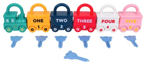 Zestaw Pociąg z Wagonami Kłódki