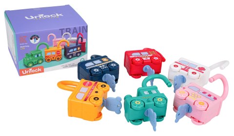 Zestaw Pociąg z Wagonami Kłódki