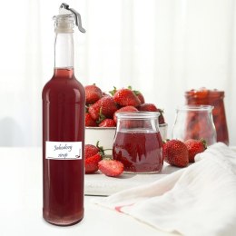 Etykiety Samoprzylepne na Słoiki ORION 28 szt. Prostokąt z Sercem