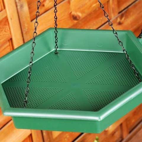 Karmnik dla Ptaków PROGARDEN 2w1 z Poidłem 2 szt. Zielony Wiszący