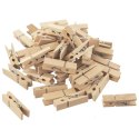 Klamerki Dekoracyjne ORION Drewniane 50 szt. 4,5 cm Scrapbooking